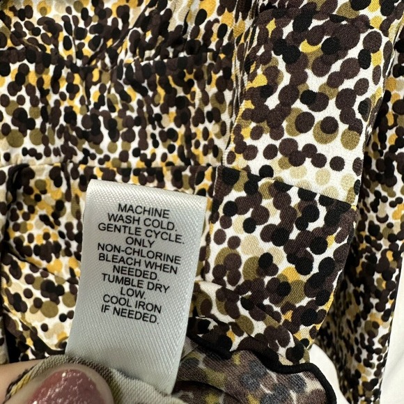 Women's Cato 18/20W V- Neck Geometric Print Top 3/4 Sleeve Pullover Stretchy - Picture 10 of 11